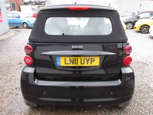 2011 Smart Fortwo Cabrio 1.0 Passion mhd 2dr Softouch Auto [2011] ## £0 ROAD TAX - STUNNING CAR ##